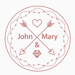 爱心情人节标签