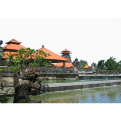 巴厘岛乌布皇宫建筑