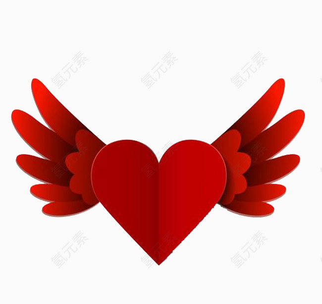 带翅膀的爱心