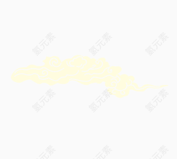黄色的云