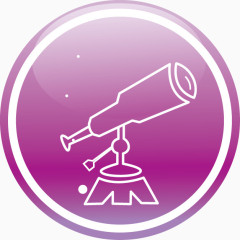天文望远镜矢量图