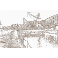 建筑施工场景图