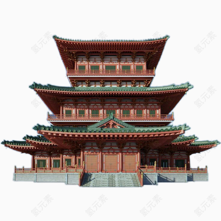 中式阁楼建筑