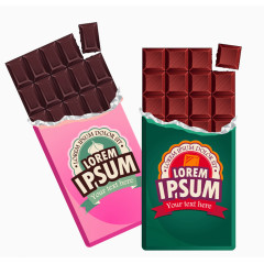 两块巧克力图片素材