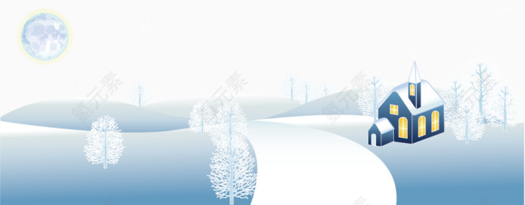 雪景冬季