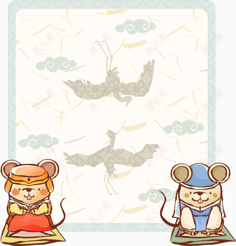 矢量老鼠素材
