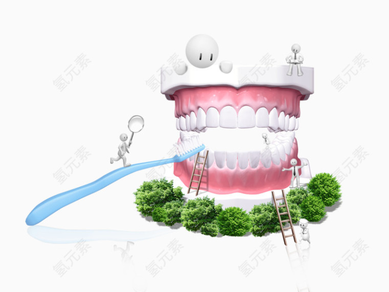 牙齿素材图片