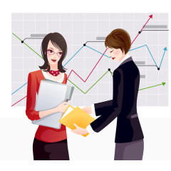 矢量商业女精英