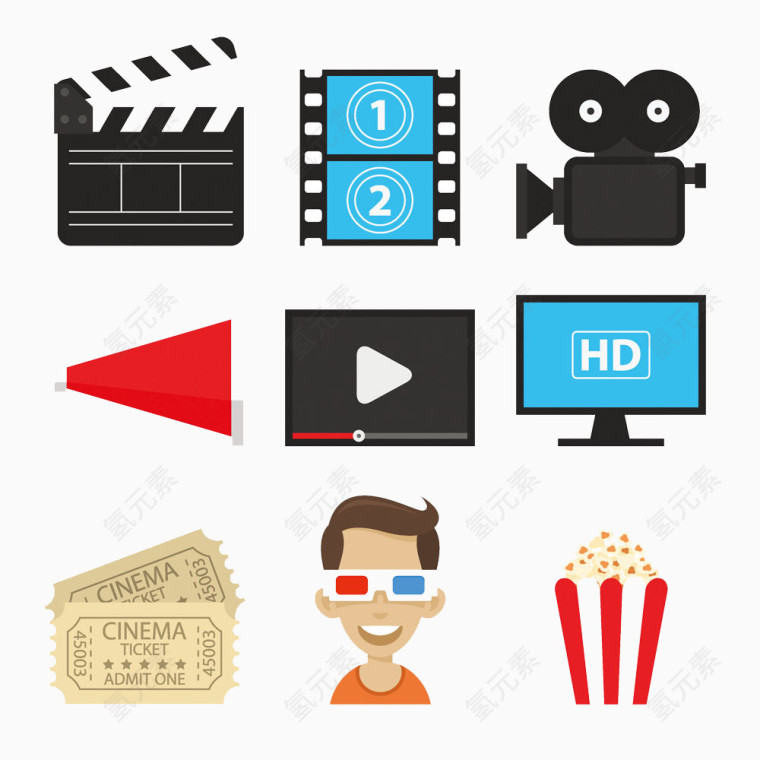 电影主题背景图片