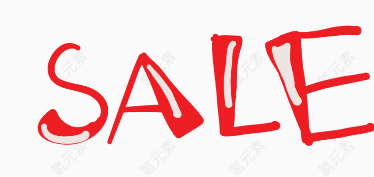 SALE手绘涂鸦矢量素材