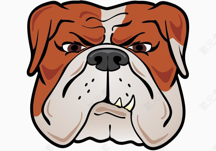 恶霸犬卡通形象
