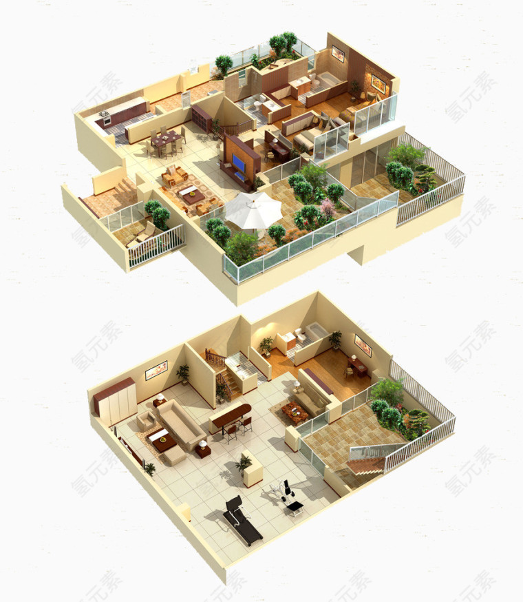 3D室内设计效果图