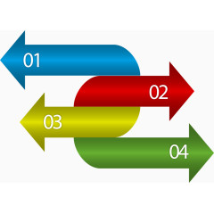 简约几何不规则箭头图形矢量图