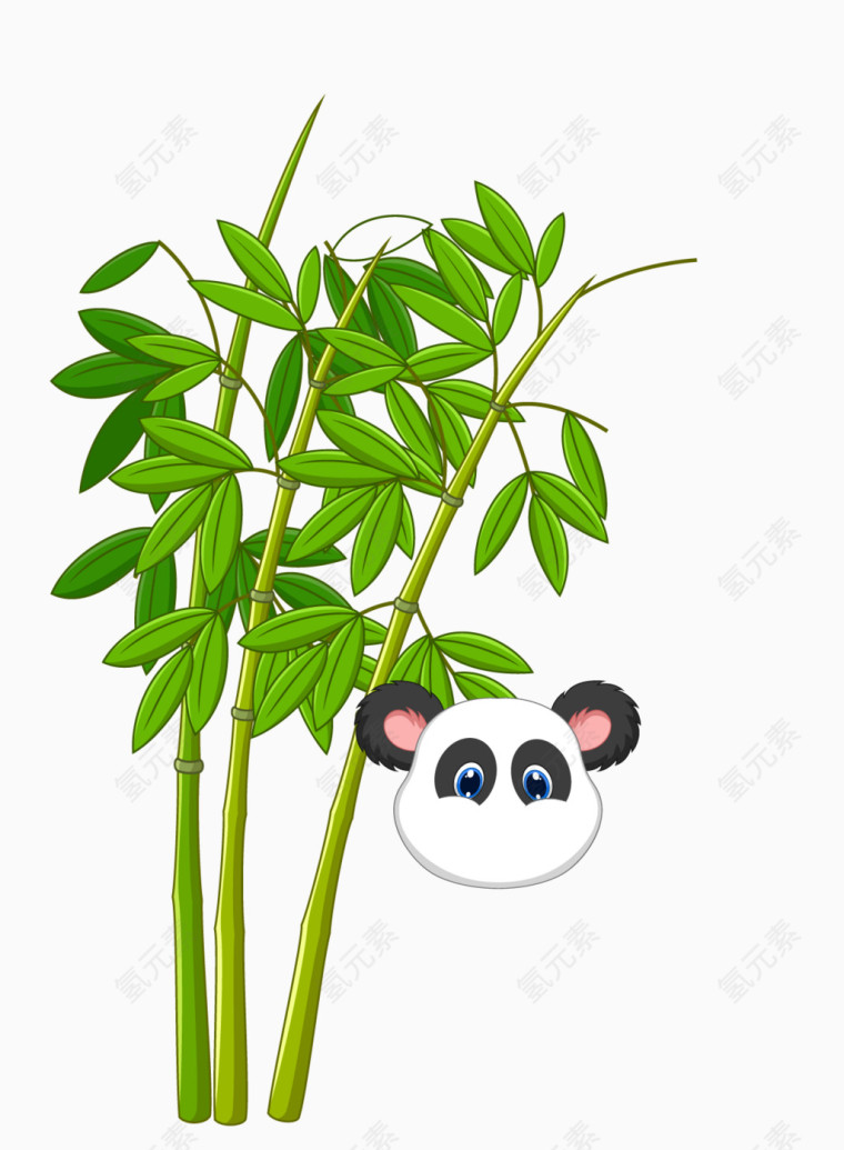 拿着竹子的大熊猫