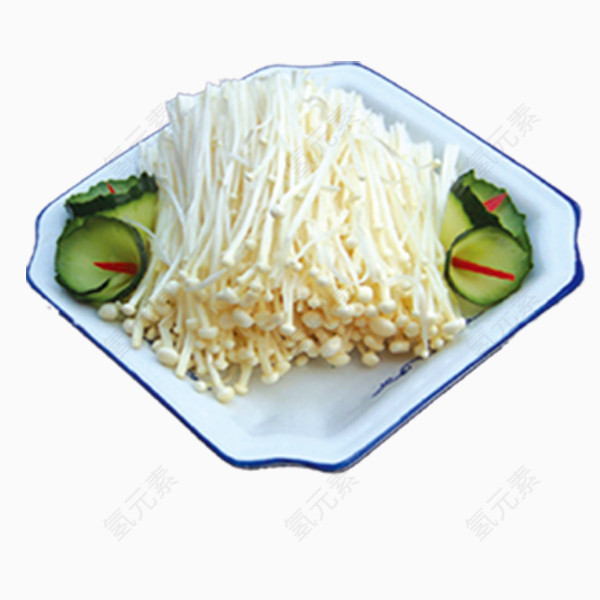 一盘金针菇