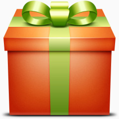 礼物橙色目前礼品