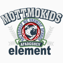 矢量欧美图案印花