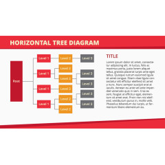 彩色树形结构表