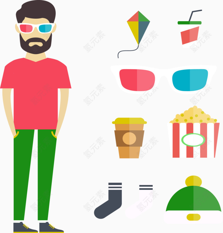 矢量生活用品图集