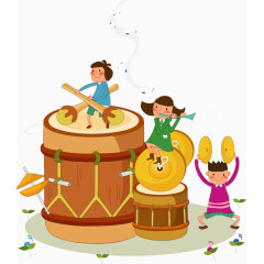 矢量手绘打擂台