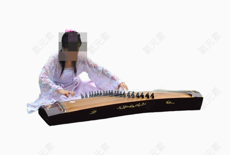 优雅温婉国风才女弹古筝