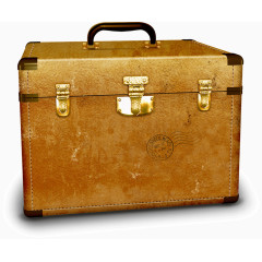 复古木头保险箱箱子