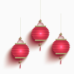 红色喜庆灯笼