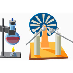 矢量化学实验元素