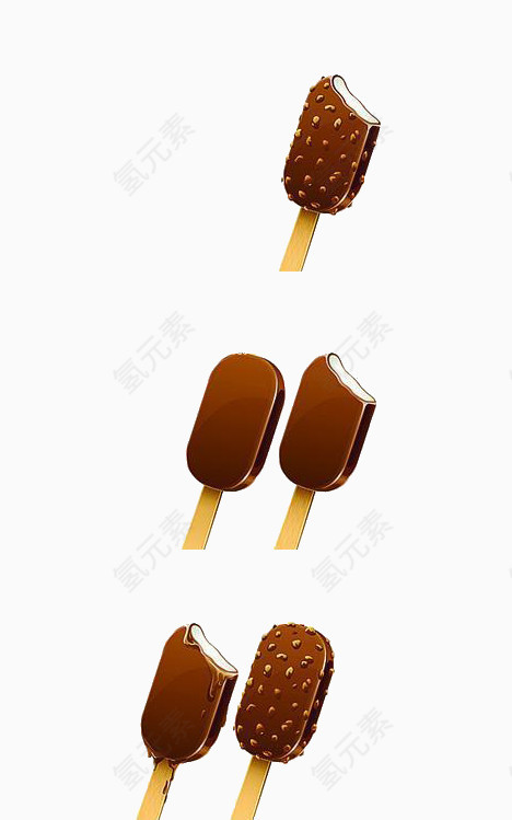 巧克力味的棒冰