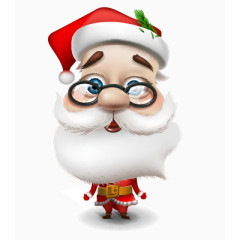 卡通人物圣诞老人老爷爷