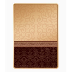 棕色大气邀请函背景