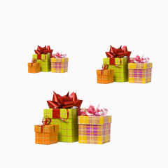 节日氛围礼盒装饰