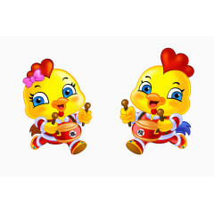 欢庆敲锣鸭子组合