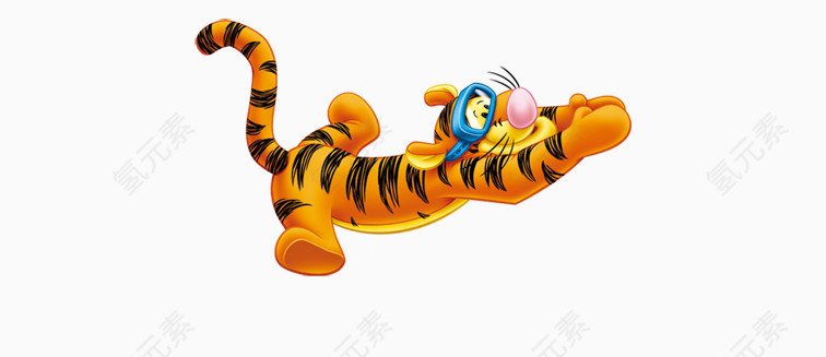卡通动物跳跳虎老虎