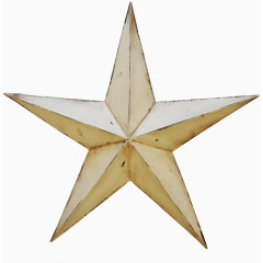 棕色木质五角星