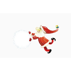 圣诞老人滚雪球