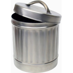 打开的垃圾桶素材