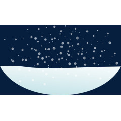 下雪冬天矢量雪域素材