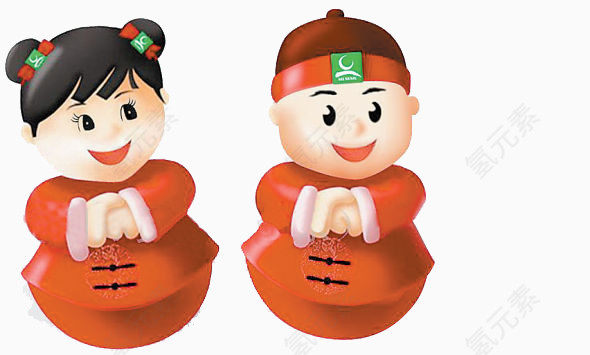 拜年不倒翁