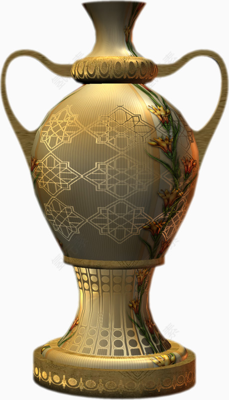 金色瓶子