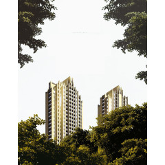 房地产大厦海报素材