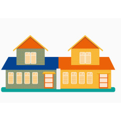 手绘小别墅建筑