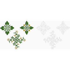 花朵矢量装饰图案