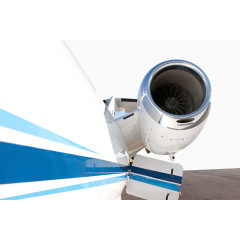 飞机涡轮摄影图片