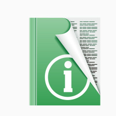 绿色翻页书籍书本