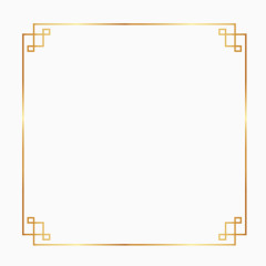 简约回纹方框素材