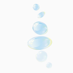 矢量动态透明水泡气泡