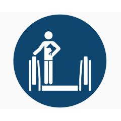 矢量警示电梯图标