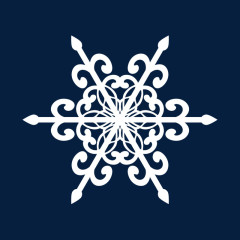 雪花 白色