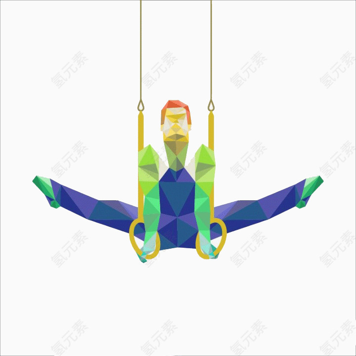 体操运动插图设计